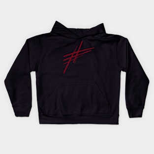 Dark Hashtag Kids Hoodie